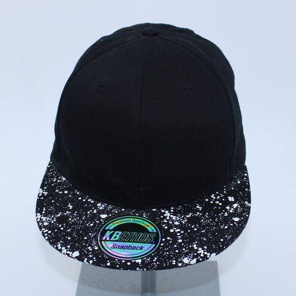KBETHOS Other - KBethos 2 Tones Black White Dots Snapback Baseball Cap